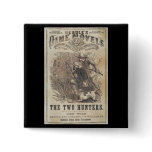 Beadles Dime Novels - The Two Hunters buttons