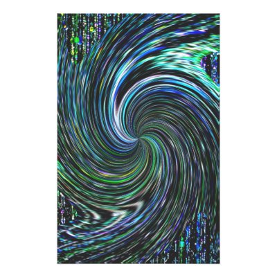 Buy announcements gifts stationery - Beads swirl, abstract #2, gifts Stationery (10-pack)