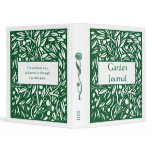 Beadsley Art Nouveau Garden Journal 3 Ring Binder