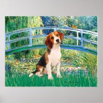 Beagle1 - Lily Pond Bridge Poster