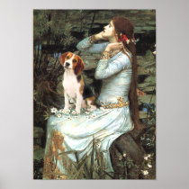 Beagle 1 - Ophelia Seated Print