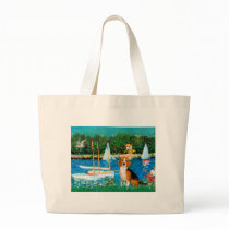 Beagle 1 - Sailboats Tote Bags