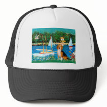 Beagle 1 - Sailboats Mesh Hat