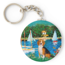Beagle 1 - Sailboats Key Chains