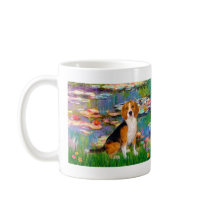 Beagle 7 - Lilies 2 Coffee Mug