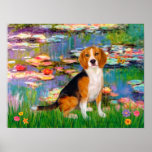 Beagle 7 - Lilies 2 Posters
