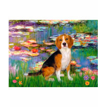 Beagle 7 - Lilies 2 t-shirts