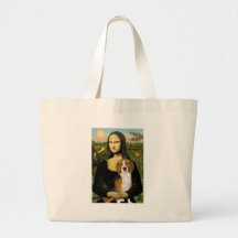 Beagle 7 - Mona Lisa Canvas Bag