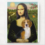 Beagle 7 - Mona Lisa Mouse Pad