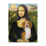 Beagle 7 - Mona Lisa Postcards