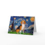 Beagle 7 - Starry Night Card