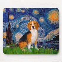 Beagle 7 - Starry Night mousepads