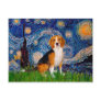 Beagle 7 - Starry Night Post Card