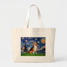 Beagle 7 - Starry Night Tote Bag