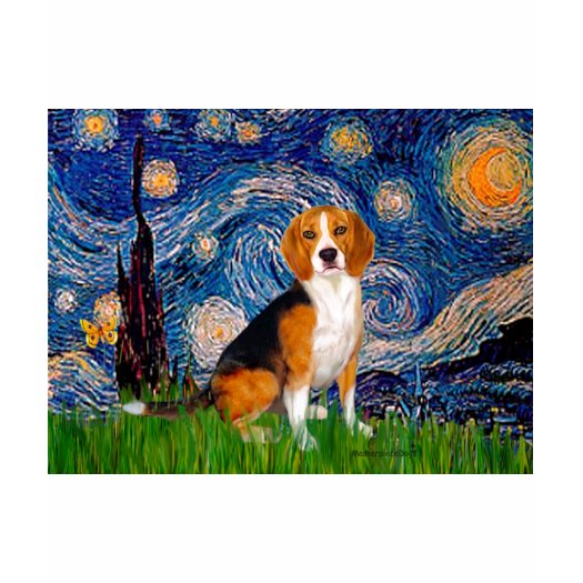Beagle - Starry Night T-shirt