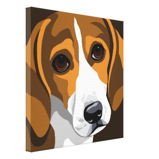 Beagle Art Canvas Prints