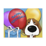 Beagle Birthday Postcard