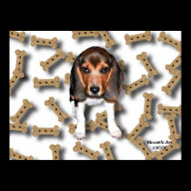 Beagle & Biscuits Poster posters