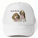 Beagle Breast Cancer Hat