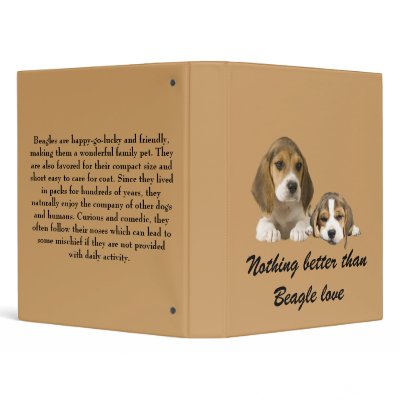 Beagle Buddies Binder by normagolden