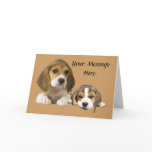 Beagle Buddies Greeting Card