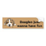 Beagle Bumper Sticker