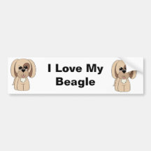 Beagle Bumper Sticker