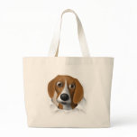Beagle Busting Out Tote Bags