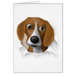 Beagle Busting Out Greeting Cards