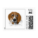 Beagle Busting Out - Customized postage
