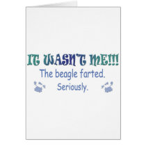Beagle Greeting Card