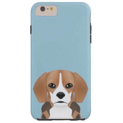 Beagle cartoon tough iPhone 6 plus case