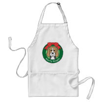 Beagle Christmas Apron