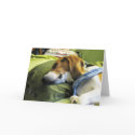 Beagle Christmas Card by patsarts Beagle Christmas Card
