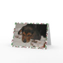 Beagle Christmas Card (Sleepy)