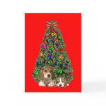 Beagle Christmas Card Tree