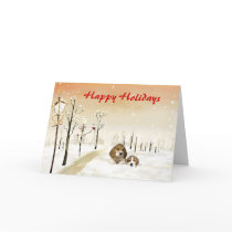 Beagle Christmas Card Urban
