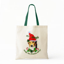 Beagle Christmas Gifts Tote Bag