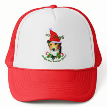 Beagle Christmas Gifts Hat
