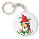 Beagle Christmas Gifts Key Chain