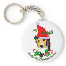 Beagle Christmas Gifts Key Chain