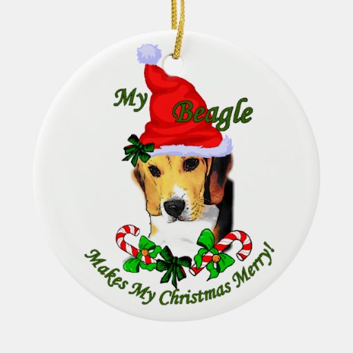beagle christmas gifts ornament zazzle beagle christmas gifts ornament zazzle