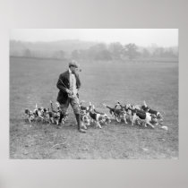 Beagle Club, 1914 Print
