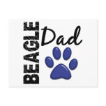 Beagle Dad 2 Postcard