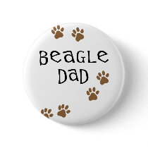 Beagle Dad Button