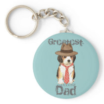 Beagle Dad Keychain