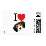 beagle_dark postage stamps