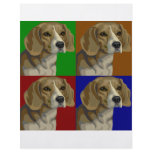 Beagle Dark Primary Color Collage flyers