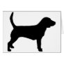 Beagle Dog (in black) Cards