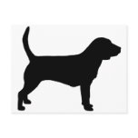 Beagle Dog (in black) postcards